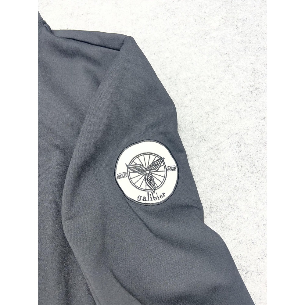 Galibier Jacket Mens Large Black Cycling Softshell Full Zip Fleece Lined Winter - Picture 2 of 10